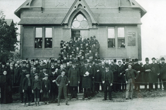 Sesión de la Conferencia General en Mineápolis en 1888