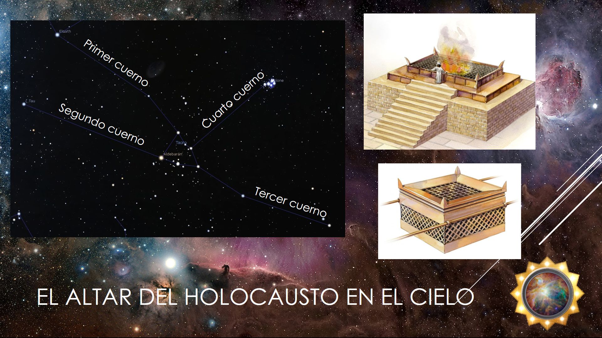 El altar del holocausto en los cielos